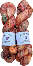 Load image into Gallery viewer, Peach &amp; Petrol Merino - Singles - WeStYarn
